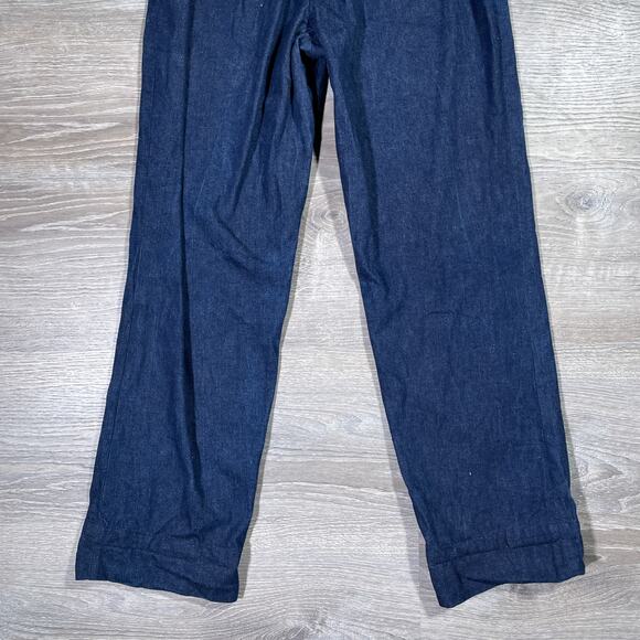 Vtg 50's 60's LEVIS Shorthorn Sanforized Dark Blue Denim Pearl Snap Western 26"w - Picture 6 of 8